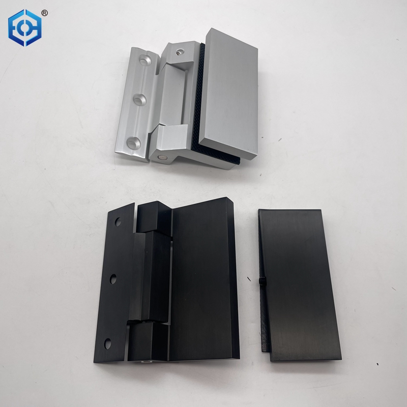 Glass to Wall Chrome Aluminum Glass Pivot Hinge for Interior Door
