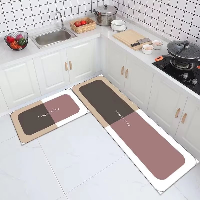 Waterproof Antislip Diatomite Kitchen Mat 2 Set Anti Fatigue Floor Mat