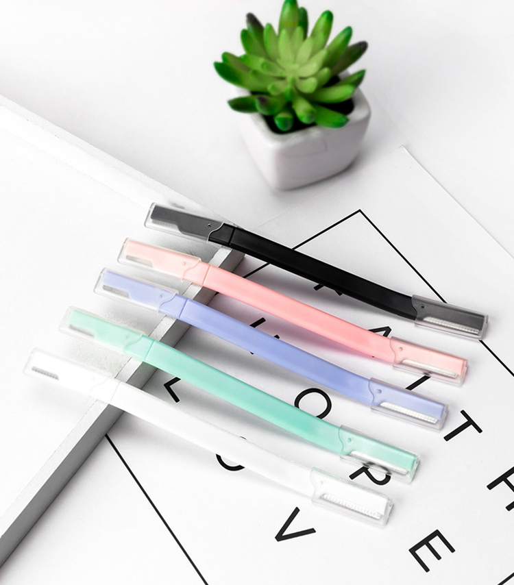 Beauty Makeup Tool Double Head Facial Eyebrow Trimmer Razor