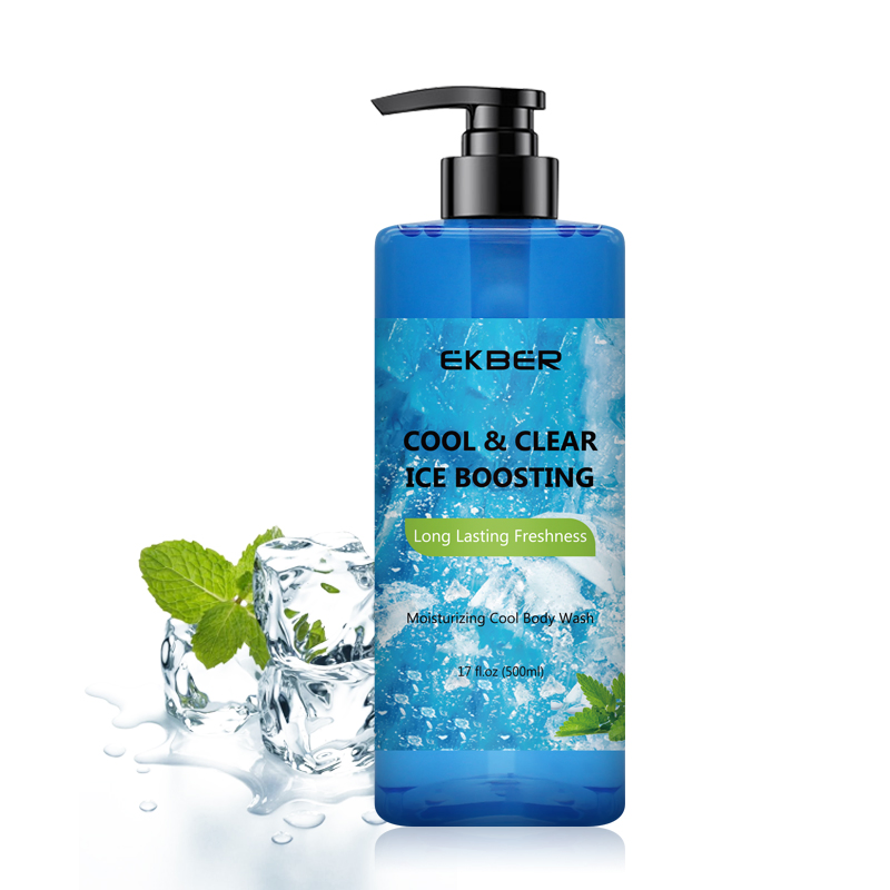 Mint Organic Plant Shower Gel Deep Cleaning Cool Blue Mint Body Wash