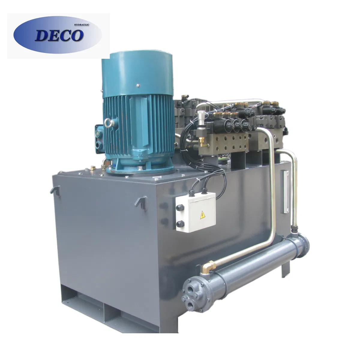 Long Duty Cycle Large Hydraulic System Pressure Station Pump Unit Power Pack with Water Cooler