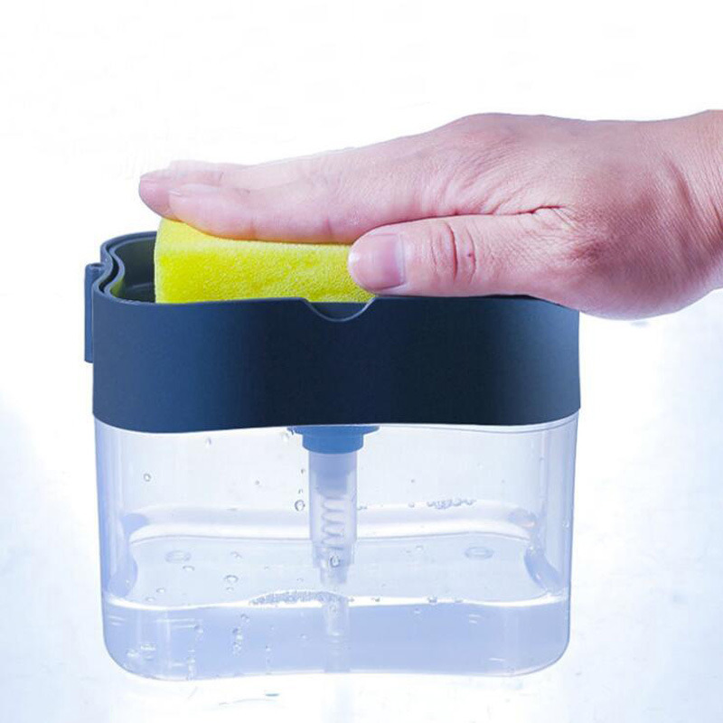 Держатель для губки и дозатор для мыла 2 в 1