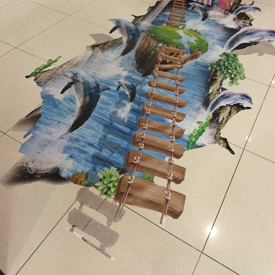 Self Adhesive Frosted Film Walk-on Graphics Lamination Film Floor Graphics Protection Film