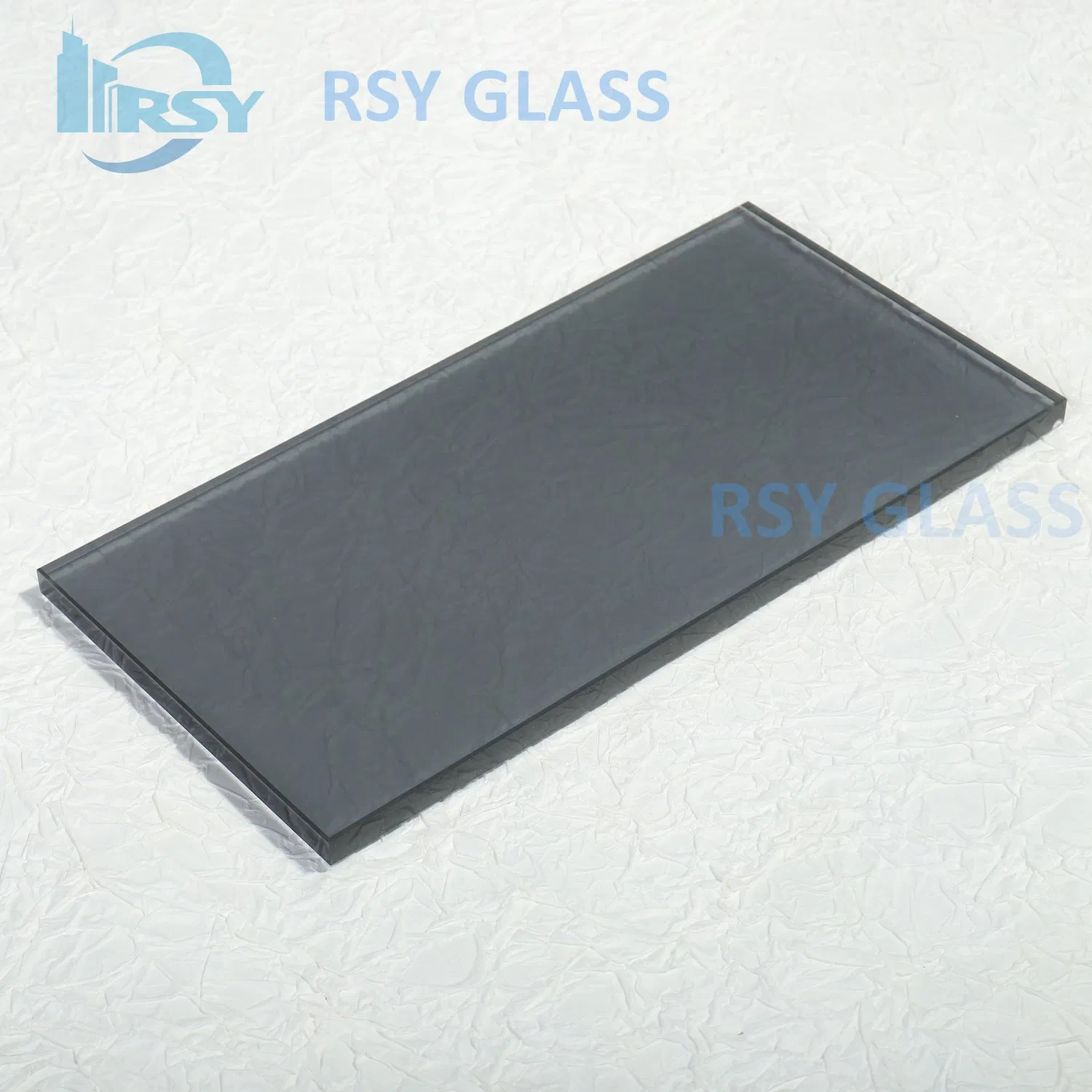 Dark Grey Color Acid Etched Frosted Glass 4mm-12mm
