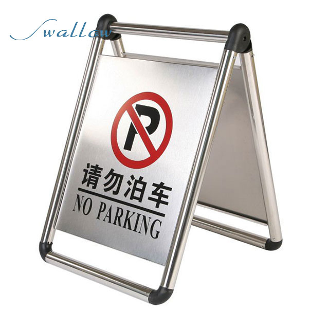 a-Plate Stainless Steel Warning Caution Sign