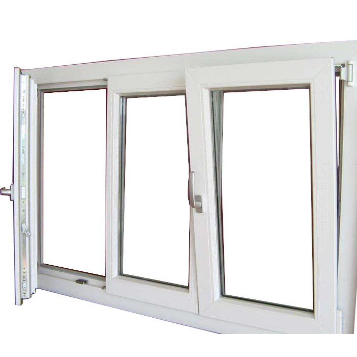 Plastic UPVC Tilt & Inward Window with Glass with Special Opening Way