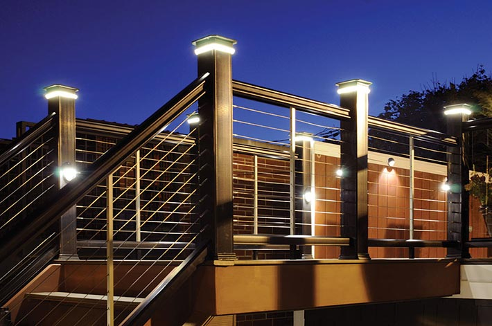 China Supplier Balcony Balustrade with Stainless Steel Cable Railing