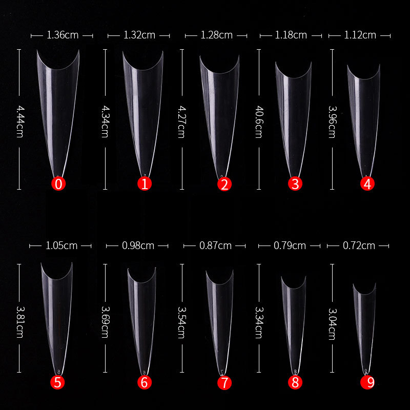 Full Cover Long Stiletto False Artificial Fake acrylic Nail Tips for Manicure Extension