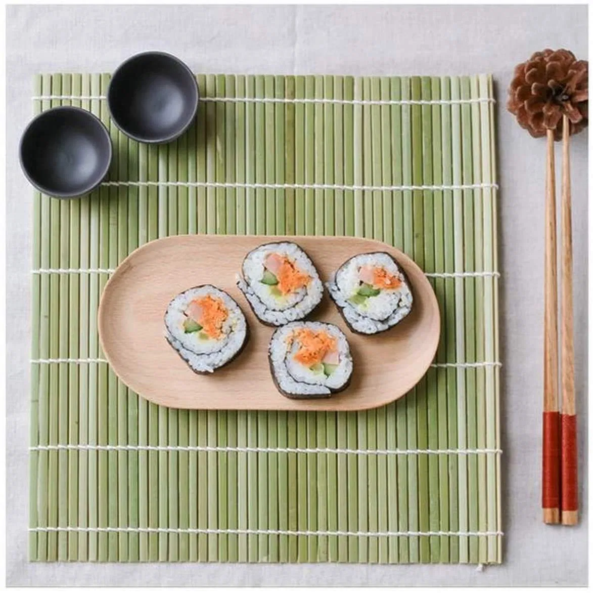 Sushi Curtain Hand Maker Cooking Bamboo Rolling Sushi Roller