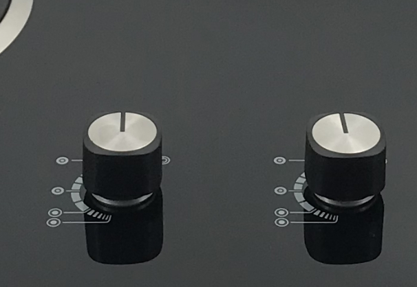 Goldk GS-047 Premium Quality Black 2 Burner Built-in Tempered Glass Gas Stove