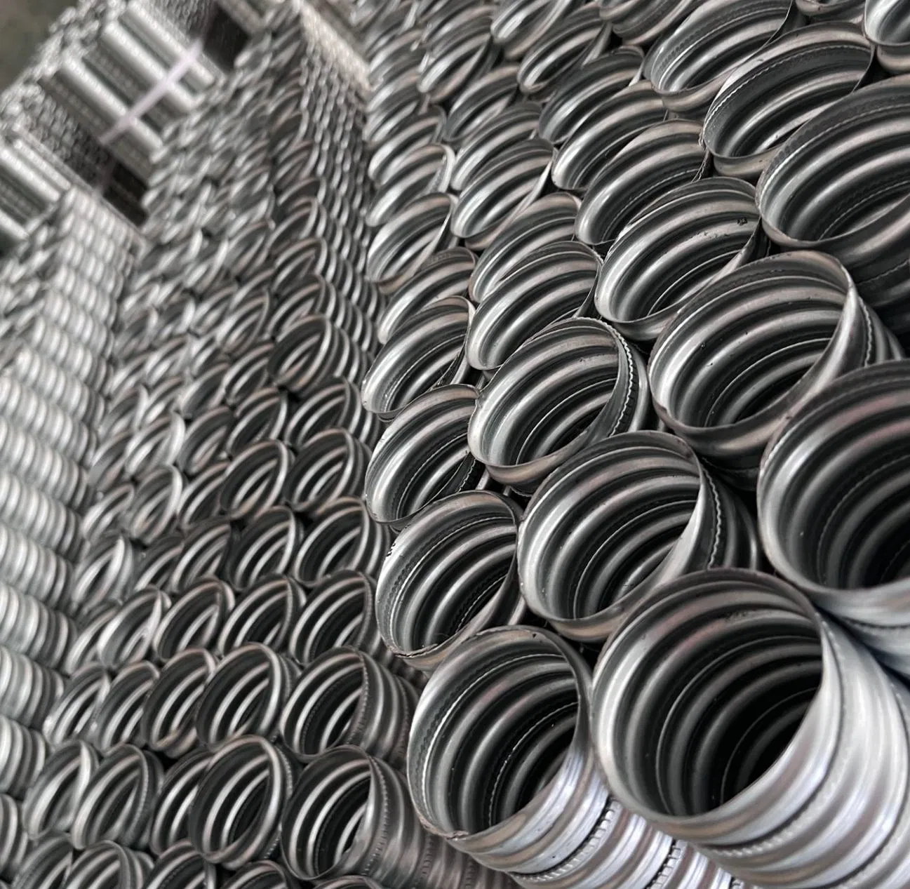 Post Tension Prestressed Galvanized Steel Corrugated Duct Double Wall 80mm
