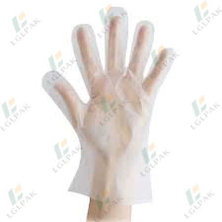 Stretchable Plastic TPE Food Service Gloves (200 PCS) (Clear) & Powder-Free, Latex-Free