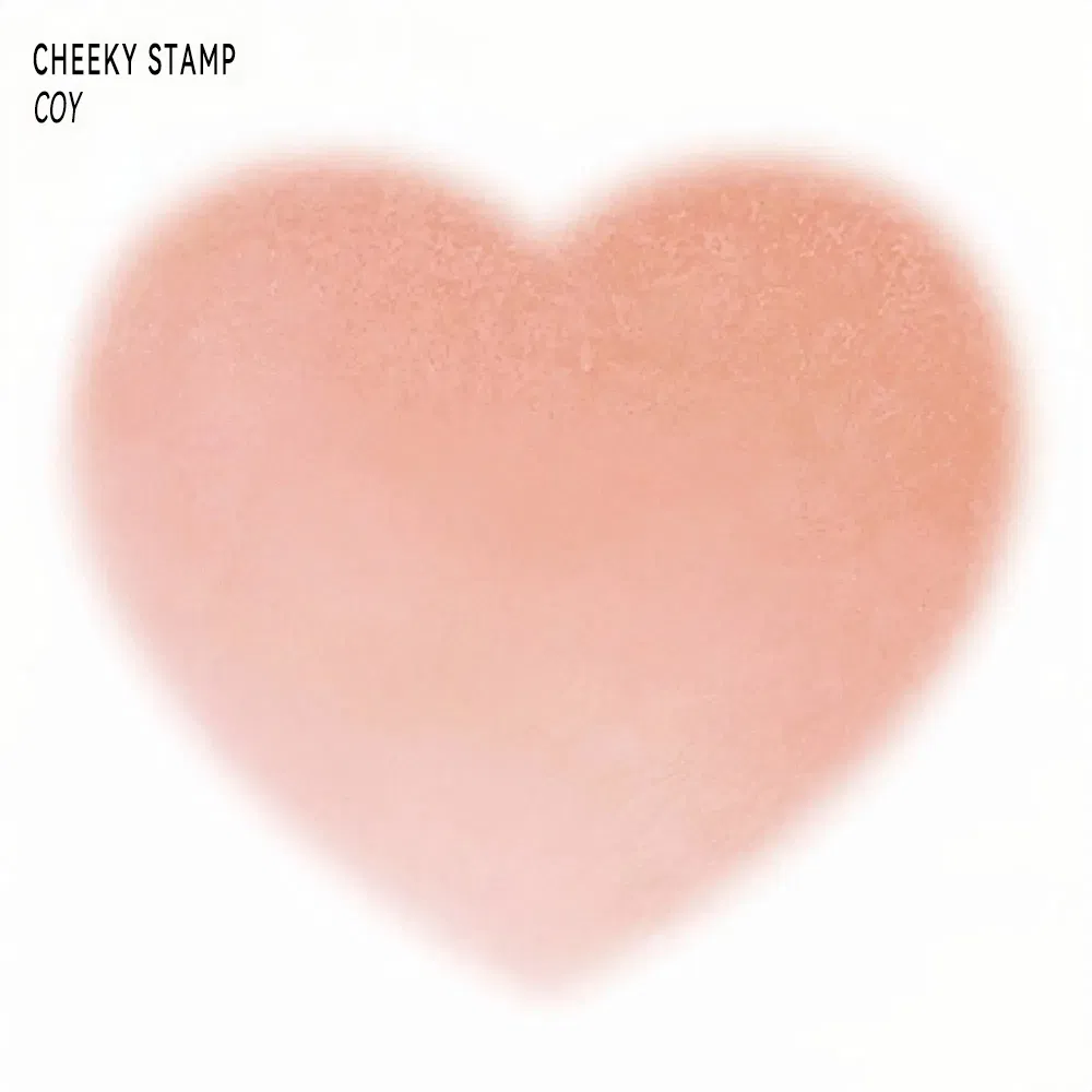 Hot Pink Blush Cheek Heart Shape Blush Paw Stamp Cushion Powder Blush