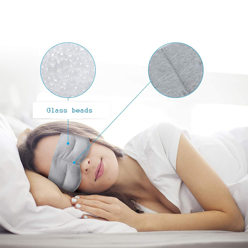Sleep Proof Knit Weighted Sleep Masks Super Soft Breathable Wholesale
