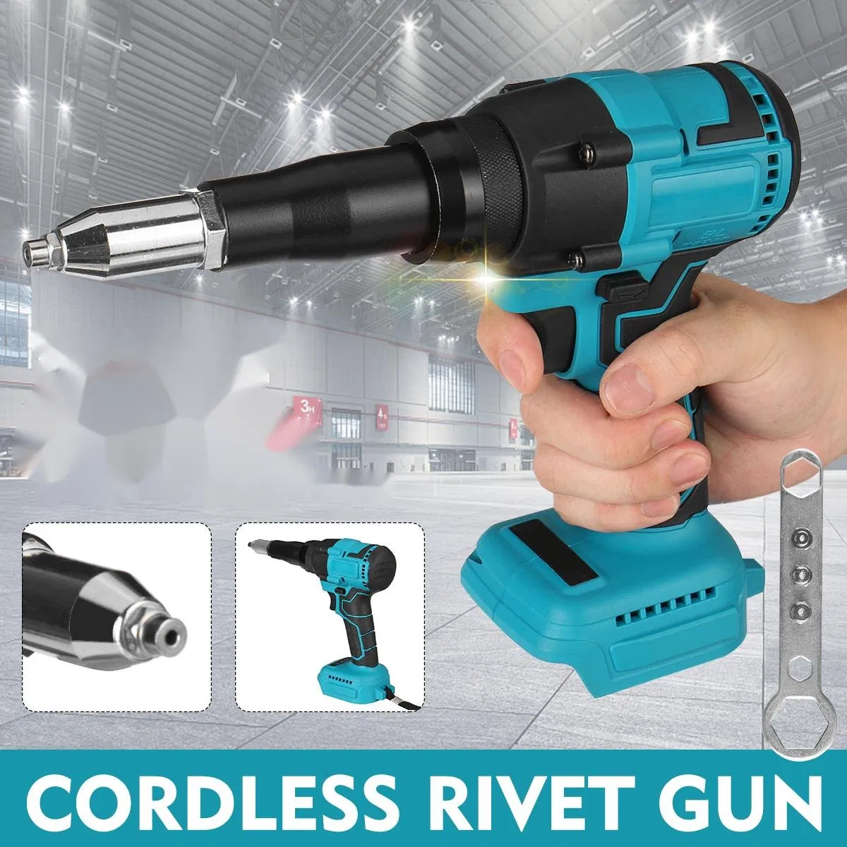 Factory Direct Sales Rivet Nut Gun Electric Cordless Customization Electric Pop Rivet Gun