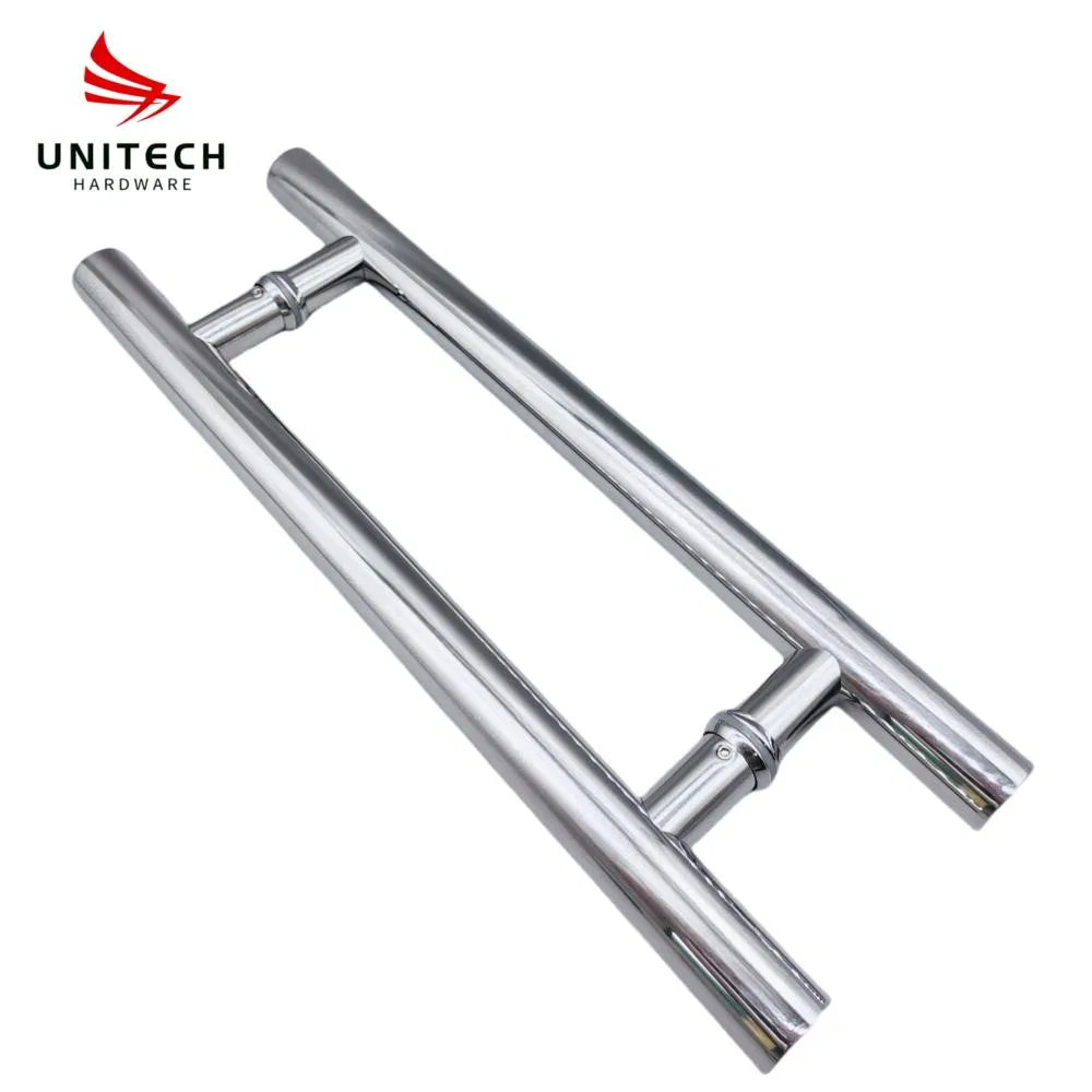SS316 SS304 H Shape Glass Door Handle Pull Handle