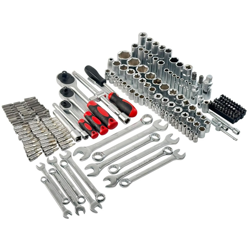 Набор инструментов 215PCS: гайковерты и ключи для дома
