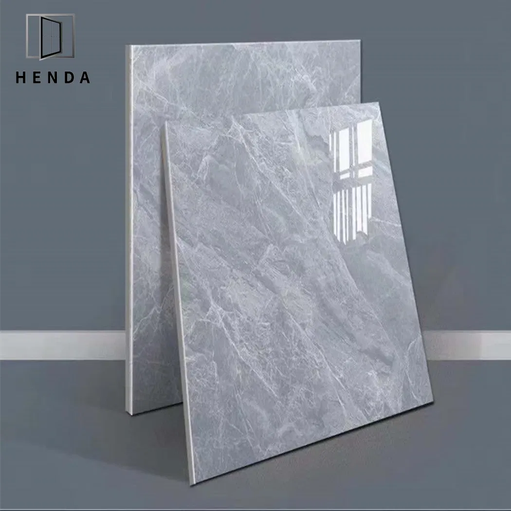 Carrara Marble High Polished Glazed Porcelain in Size 600X600