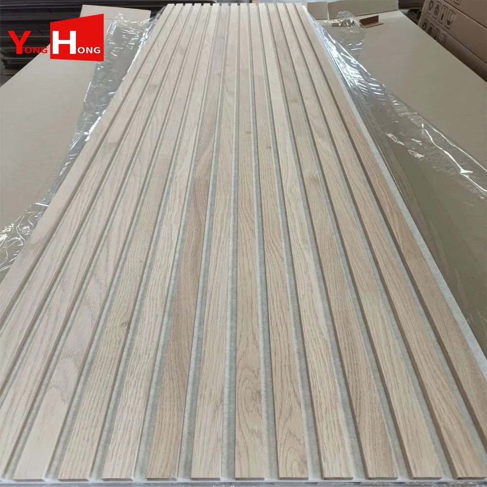 600*2400 Acoustic Wood Veneer Wall Panel Sound Insulation Panel