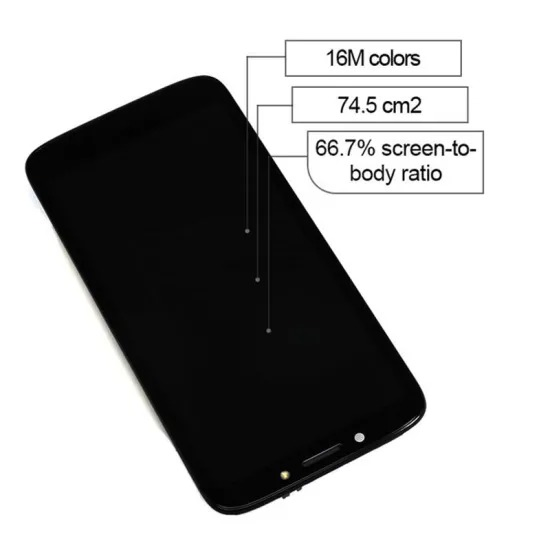 Display Touch Screen LCD for Moto E5 Play Go LCD with Digitizer with Frame