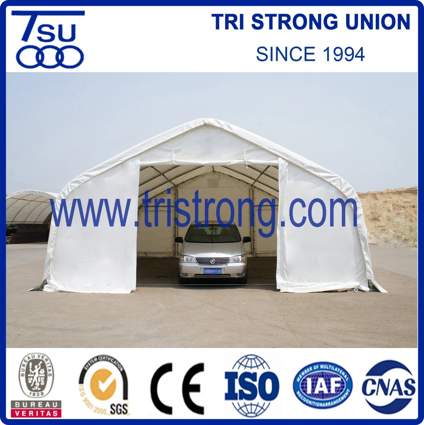 Large Portable Industrial Prefabricated Warehouse with PE/PVC Cover (TSU-2630/TSU-2652/TSU-2682)