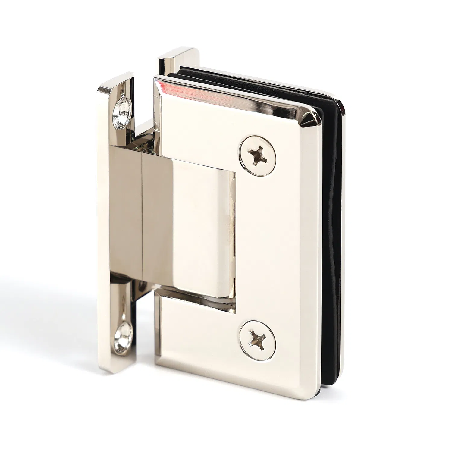 Stainless Steel H Back Plate Wall Mount Glass Shower Door Hinge