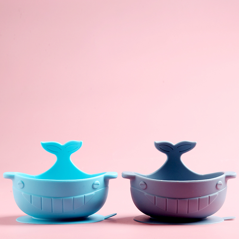 Jy07safe Durable Silicone Baby Bowl with Anti Slip Feature Suction Cup Bowl