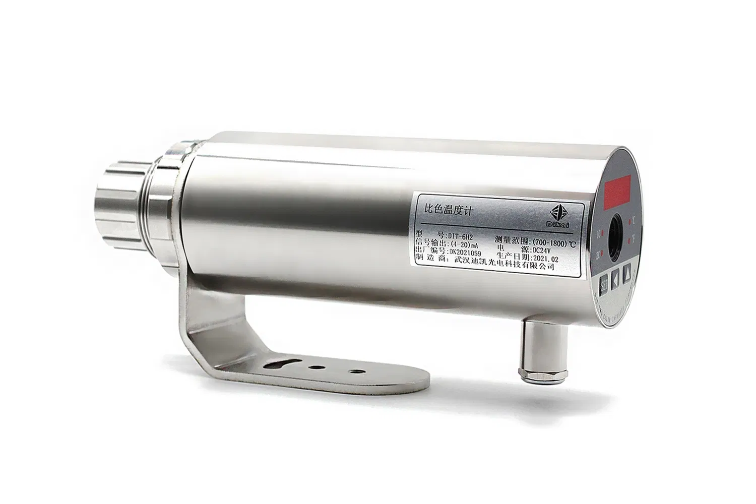 Factory Supply Industrial Infrared Thermometer Through 2-Color Measuring for Steel Rolling Site