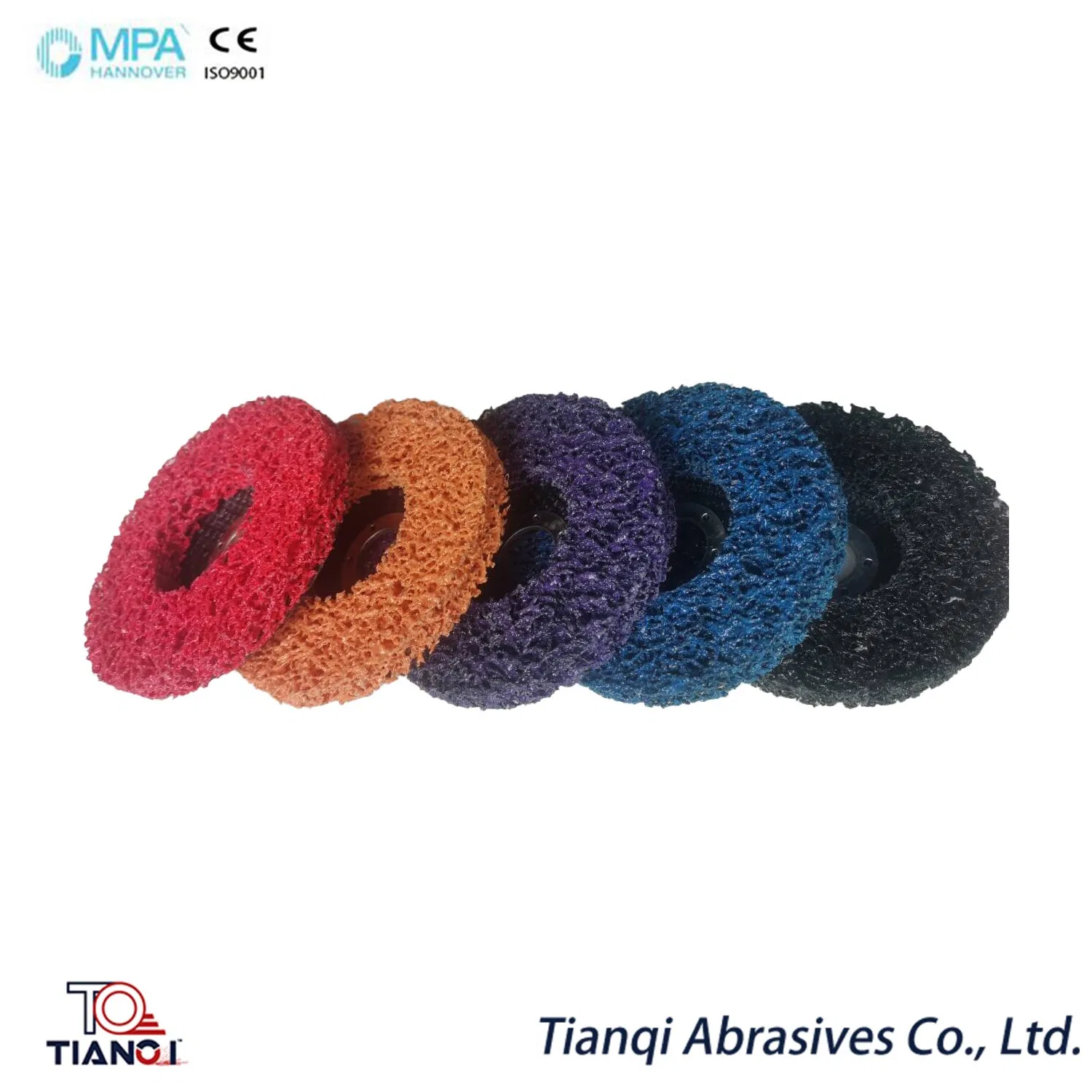 Wholesale 100mm 46# Grit Abrasive Polishing Clean Strip Disc for Hand Polishing Machine
