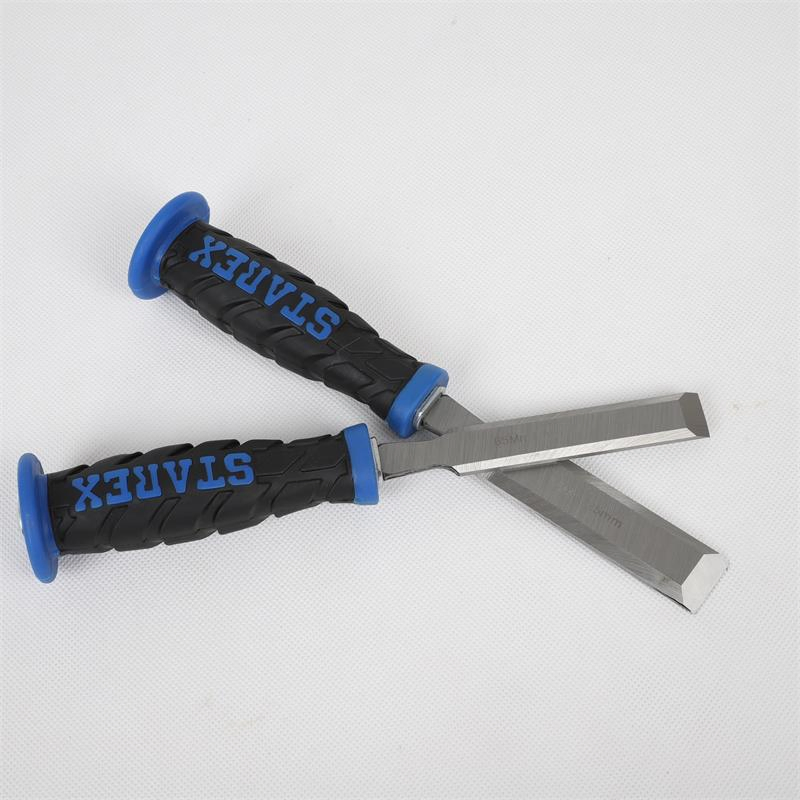 Tire Shape Handle Woodworking Chisel Manual Woodworking Tool High Carbon Steel Woodworking Flat Chisel