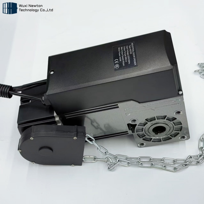 800W Manual Zipper Device Stable Side Mount Industrial Door Motor for Warehouse Use