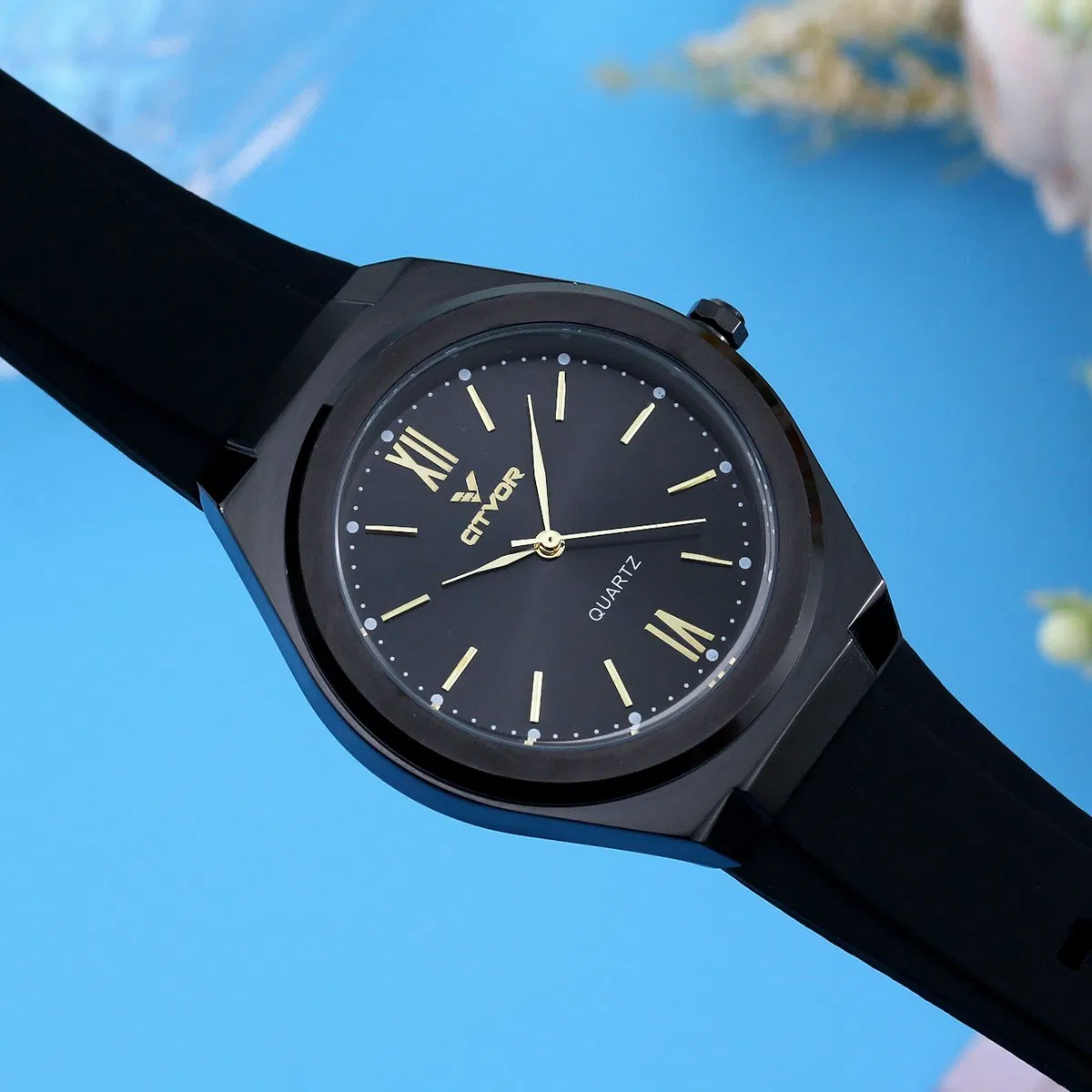 Brand Hot Sale Sporty Silicone Strap Lady Watch Couple Watch Stock Men's Wrist Watch
