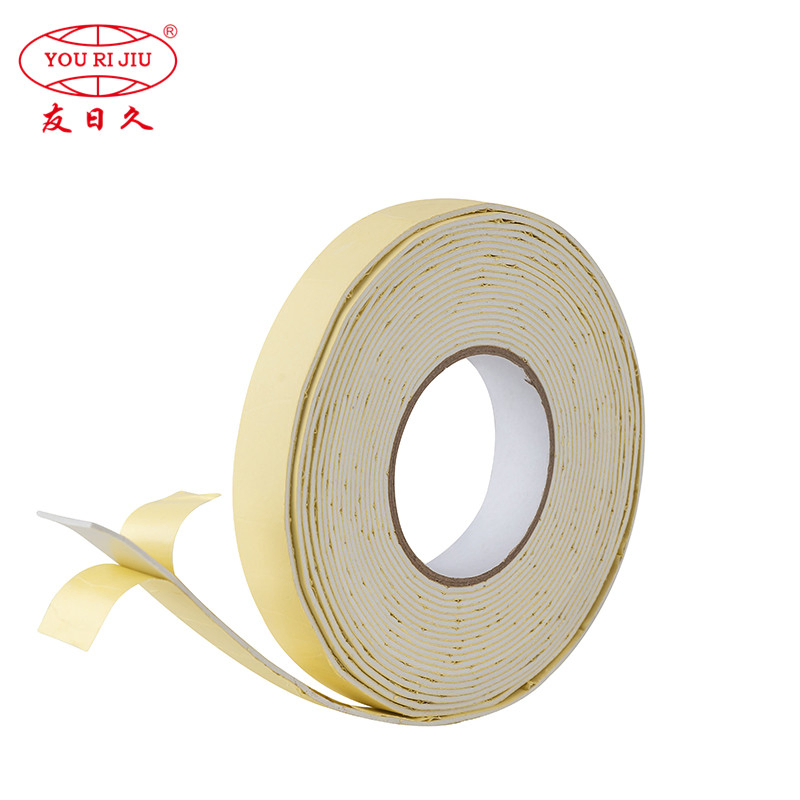 Yourijiu Heat Sound Insulation Decoration Car Automotive Industry Hotmelt Solvent Double Side EVA Foam Tape