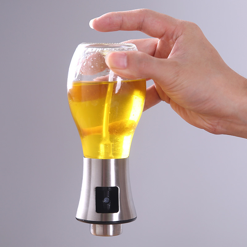 Atomization Spray Bottle 304 Stainless Steel Edible Oil Sealed Spray Pot Barbecue Olive Oil Control Fitness Spray Bottle