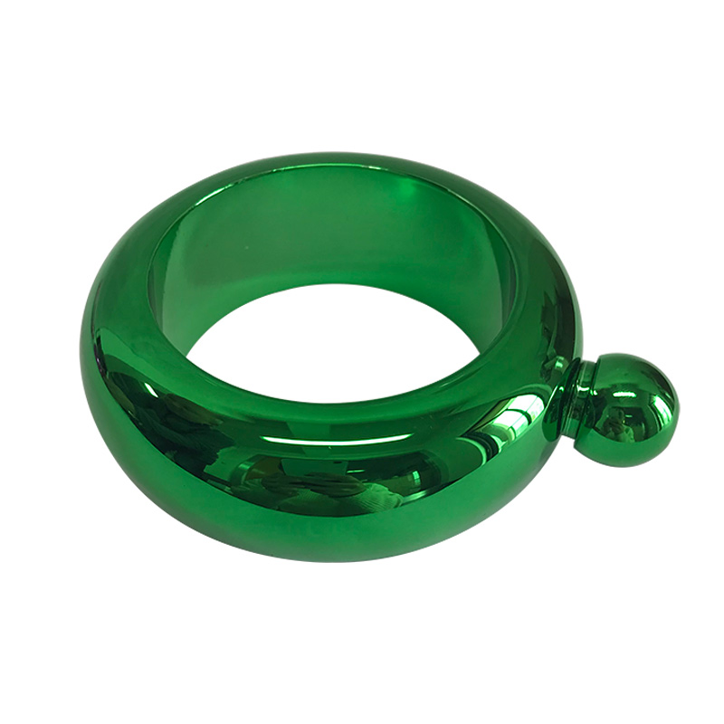 Engraving Metal Liquor Flagon Luxury Whisky Bottle Stainless Steel Round Hip Flask for Iceberg Monte Carlo