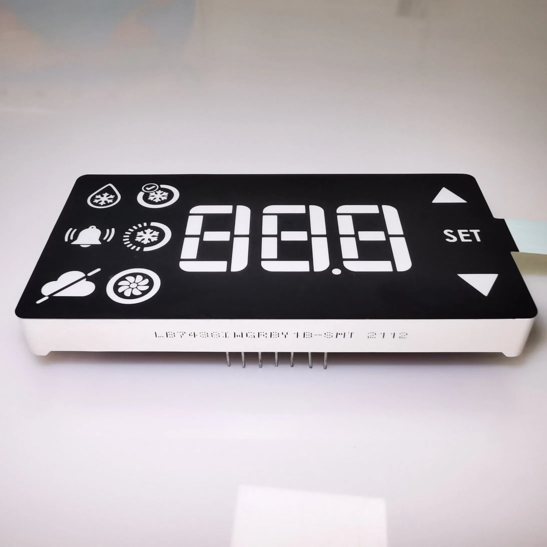 Custom Multicolour 3 Digit 7 Segment LED Display Touch Button for Temperature Control