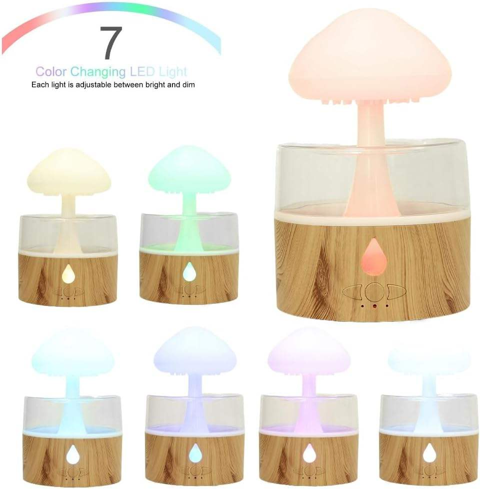 Rain Cloud Sound Humidifier for Sleep Desk Humidifier