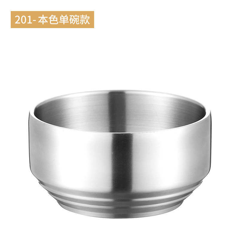 Stainless Steel Double-Layer Hollow Heat-Resistant Restaurant Soup Bowl with Lid