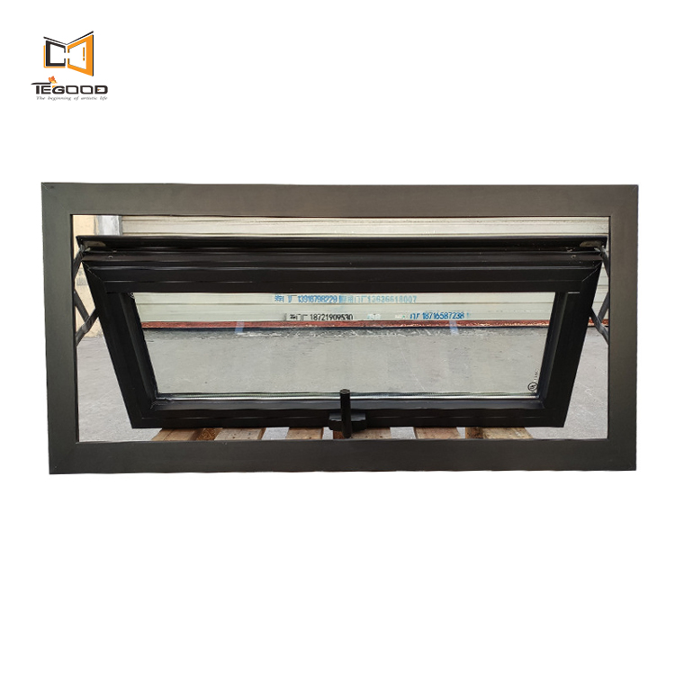 Customized Double Glazing UPVC/PVC Windows Cheap Awning Impact Glass Window