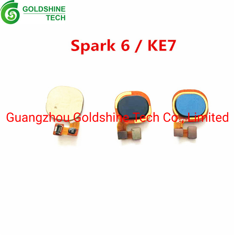 Шлейф кнопки Home и сканера отпечатков Tecno Spark 7 KF6J