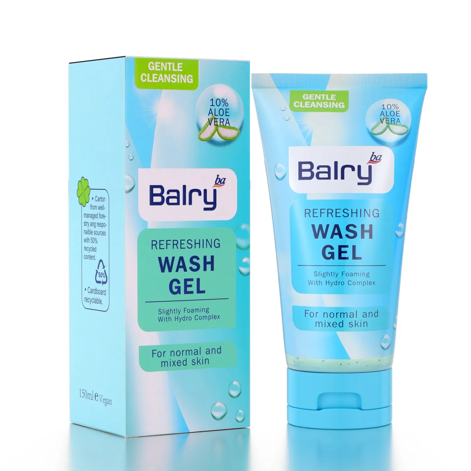 Wholesale Professional Care Anti Acne & Oil Control Face Wash Gel Aloe Vera Moisturizing Facial Cleanser