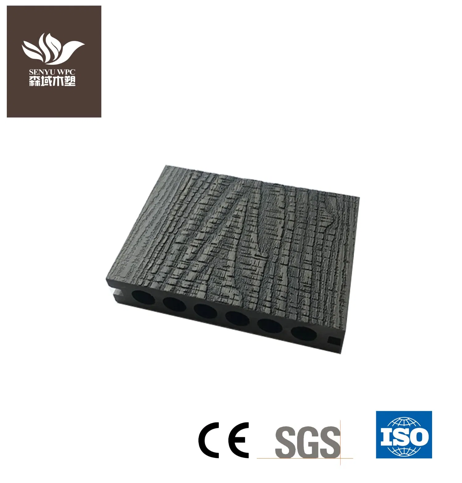 ВПК террасная доска 3D с противоскользящим покрытием для сада и балкона