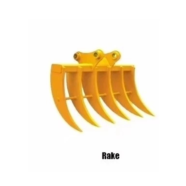 Large Excavator Root Rake Manufacturer Customized Excavator Rake