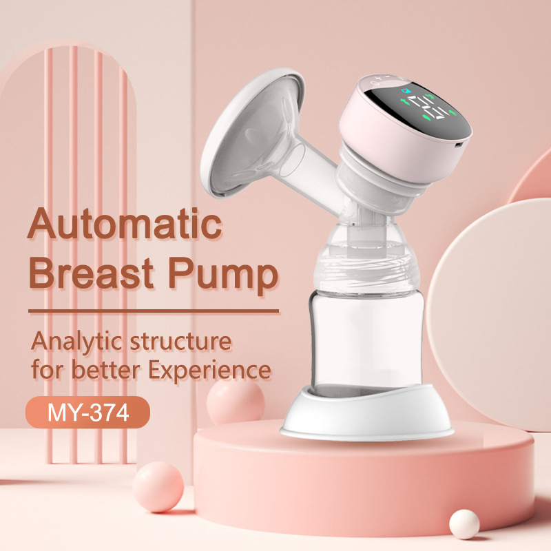 Breast Pump Electric Portable, Rechargeable with Massage Cushion and 12 Suction Levels