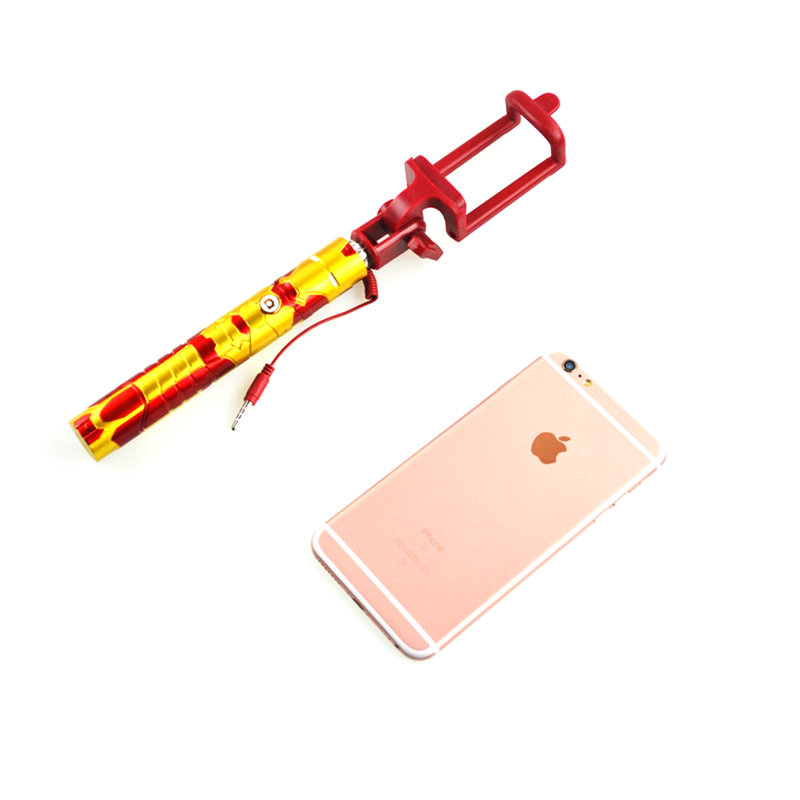 Монопод для селфи Iron Man с проводным управлением