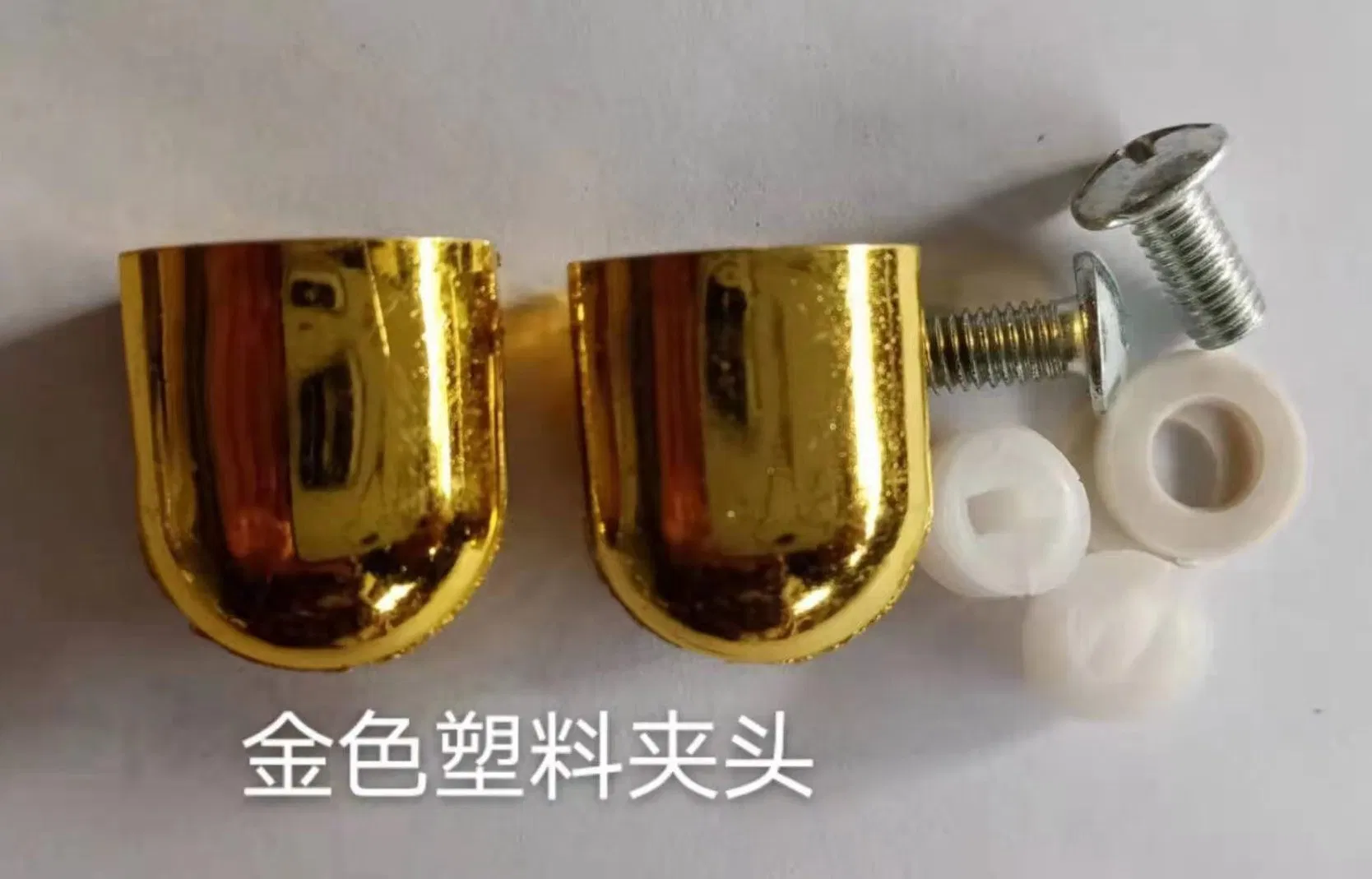 Chrome Gold Plated Zinc Brass Bathroom Mirror Glass Fitting Clap