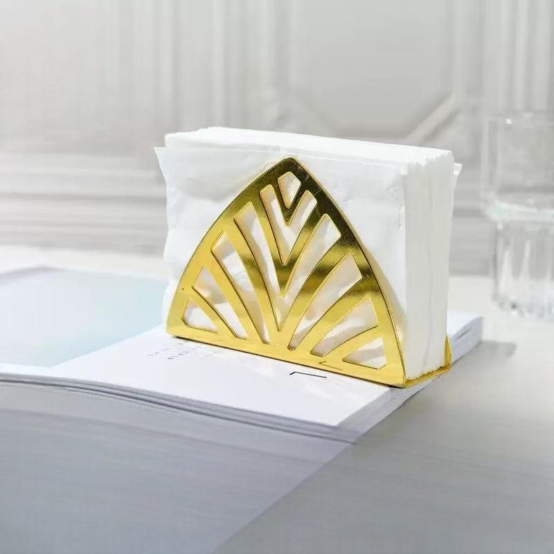 Creative Non-Standard Metal Stainless Steel Napkin Holder Paper Napkin Holder for Cafes and Restaurants