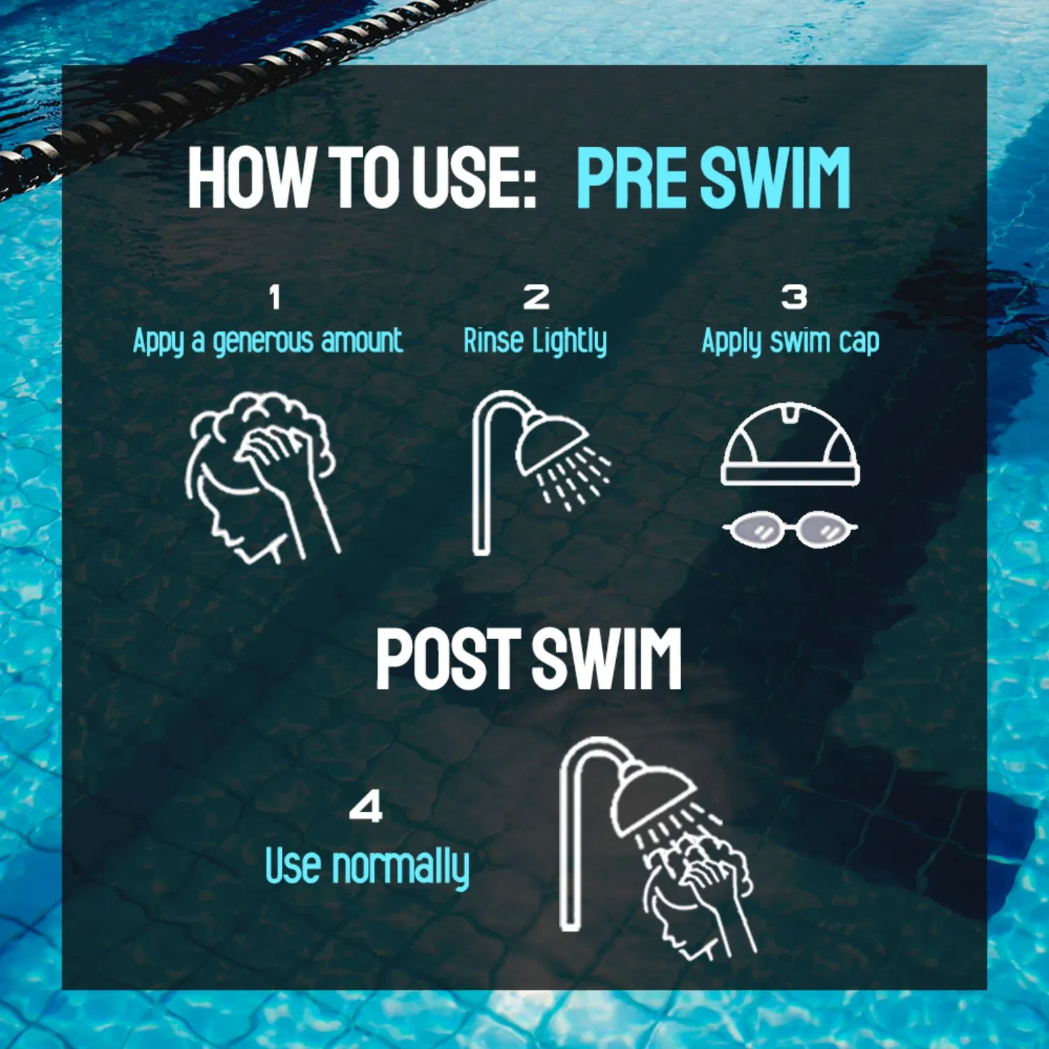 China Wholesale Hair Products Chlorine Removal Swimmers Shampoo and Conditioner