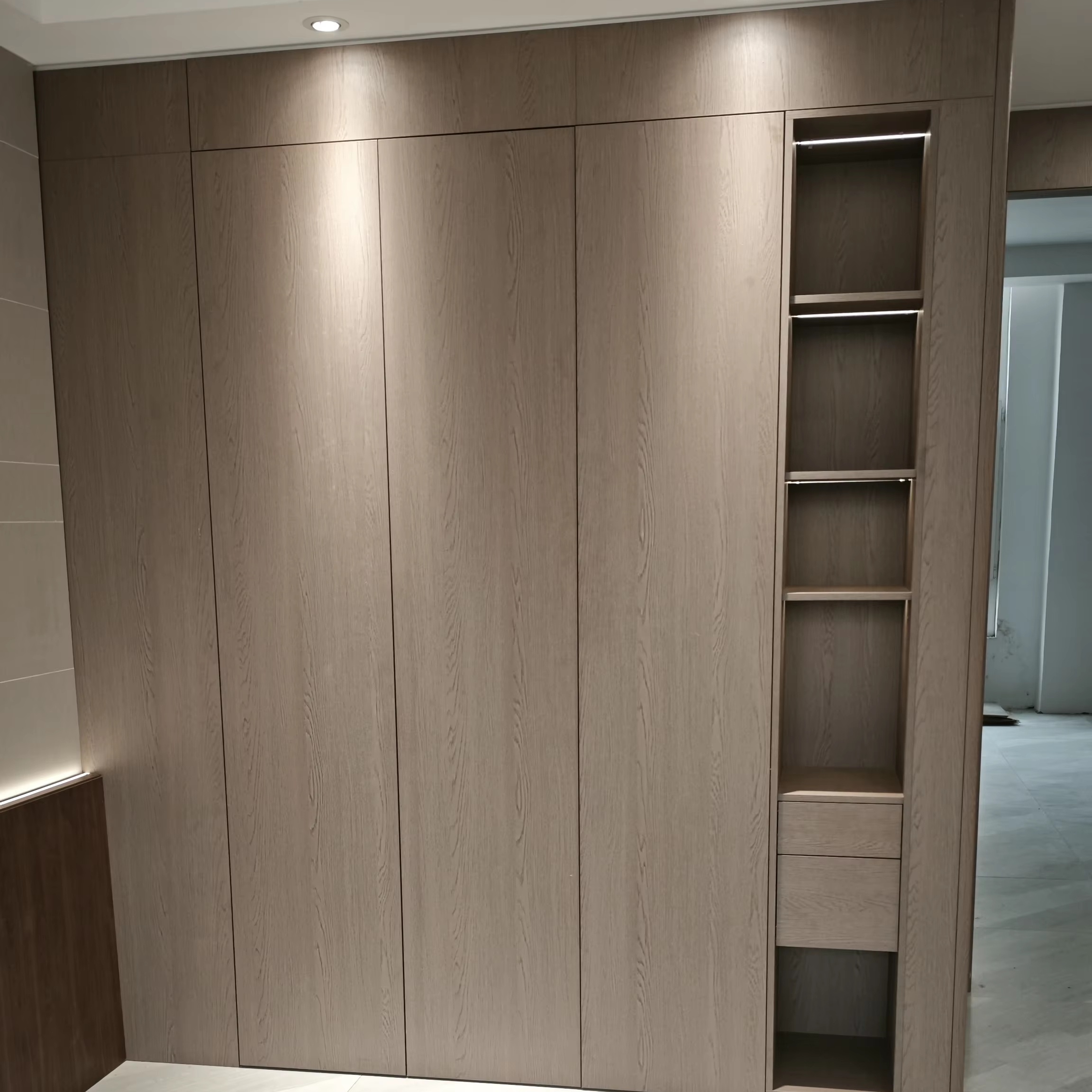 Шкаф для одежды белый двустворчатый 2 двери