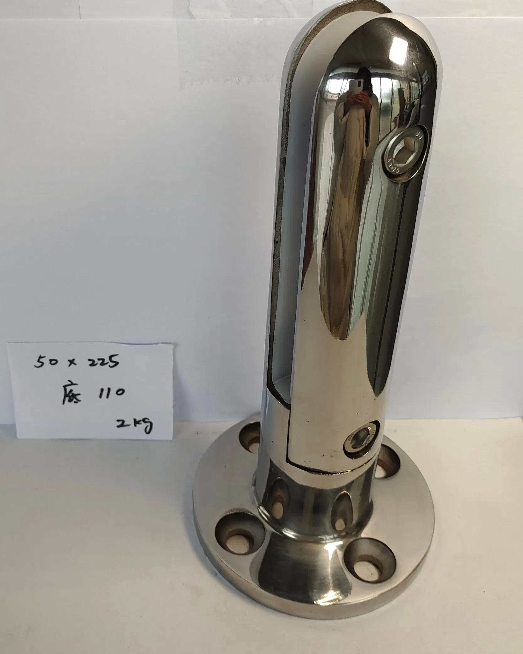 Stainless Steel Swim Flange Spigot Clamp Glass Pool Fence